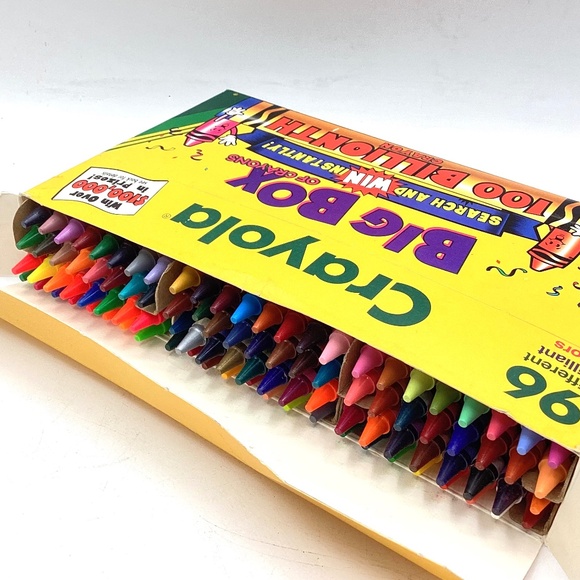 Crayola Crayons Big Box of 96 crayons (1995) - Picture 2 of 3